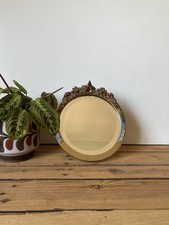 Vintage Barbola Floral Mirror