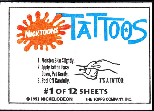 1993 topps nickelodeon - 1993,