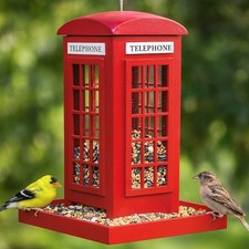 Red Telephone Phone Box Wild
