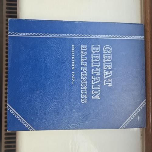 Whitman folder halfpennies - gb,