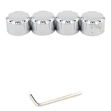 Chrome Cut Edge Head Bolt Caps