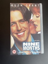 Nine Months (VHS) 1998 Hugh Grant, Julianne Moore, Robin Williams Comedy Movie