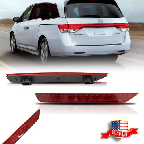 Red lens rear bumper - lens, reflector