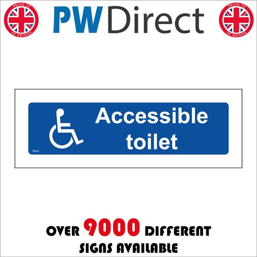 Sign accessible toilet - sign,