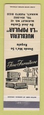 Matchbook Cover - Muebleria La