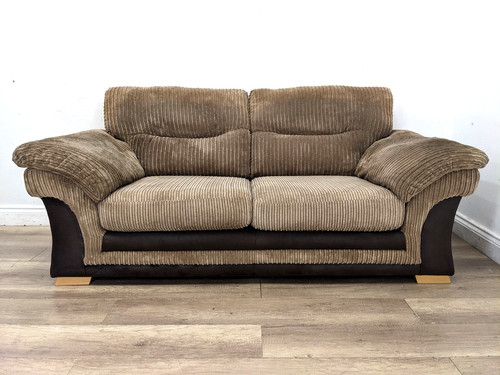 Sofa seater two tone brown - seater,