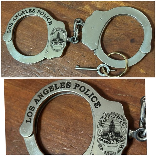 Engraved handcuffs lapd los - engraved,