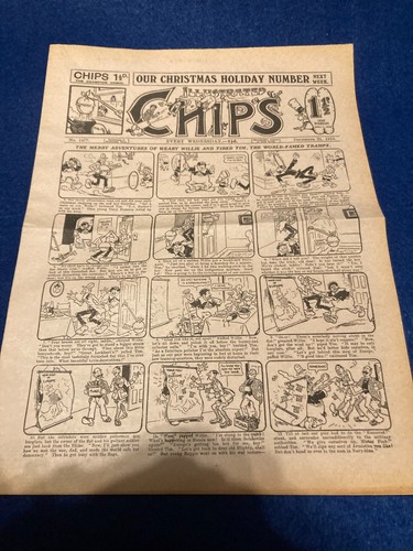 Ww1 chips comic 1970s - comic,