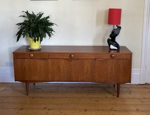 Mid century teak sideboard - mid-century,