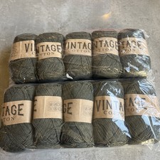 Vintage cotton olive green - olive,