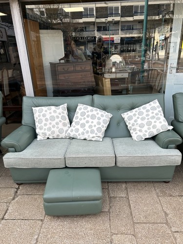 Vintage sofa and with - vintage, two