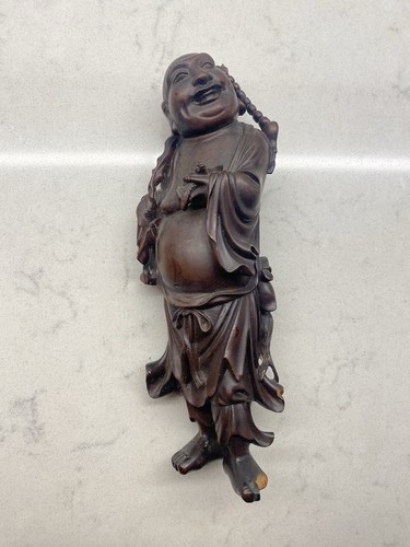 Antique wooden buddha - antique,