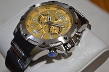 NEW 51mm CHASE DURER-INVICTA CHRONOGRAPH BLACK-SILVER-GOLD CDW-0108 WATCH