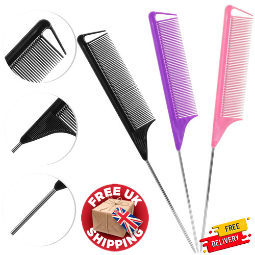 Stainless steel tail comb - steel, |
