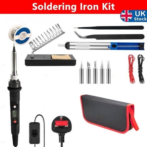 Soldering iron kit 80w lcd - kit,