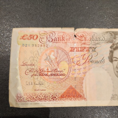 Old fifty pound - fifty, £50