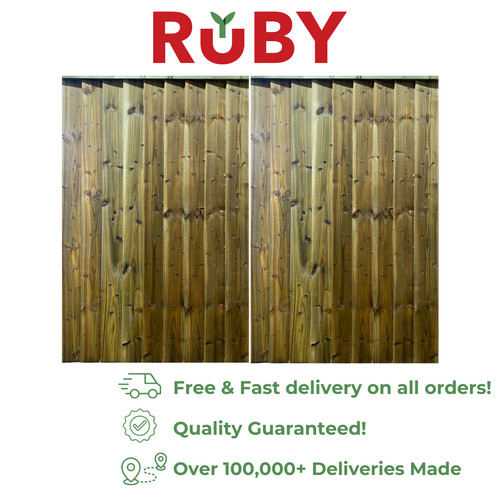 Pressure treated feather edge - feather,