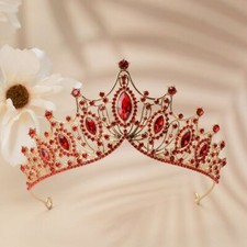 Rhinestone Crown Exquisite Bridal Crown Tiara Princess Crown Wedding Headdress
