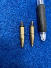 Pair Vintage Brass Finials 3cm