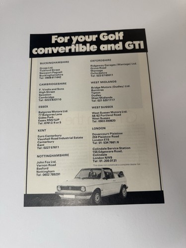 Original vintage mk1 golf - original,