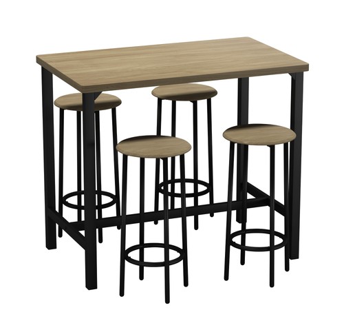 Cancun bar table - cancun, stools