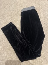 Tu Girls Black Velvet Sparkly