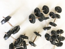 Model Railway Wheels for Wagons Pack 30 Axles 10 Spoke 00 Gauge New Old Stock