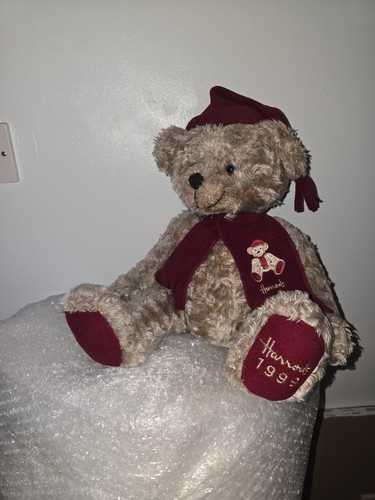 Harrods beige plush - teddy, bear