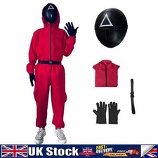 Kid Adult Squid Red Jumpsuit