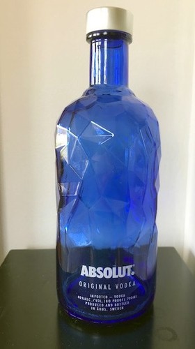 Absolut facet vodka bottle - absolut,