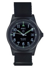 MWC G10LM/PVD Military Watch  |50m | Date Window | Screw Case Back | Black strap