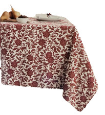 Discontinued Ralph Lauren  Tablecloth Red Soft Cotton round 70inch