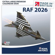 Calendar 2026 Royal Air Force Official Large UK Holidays RAF MADE IN BRITAIN®