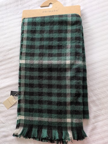 Green tartan scarf - tartan,