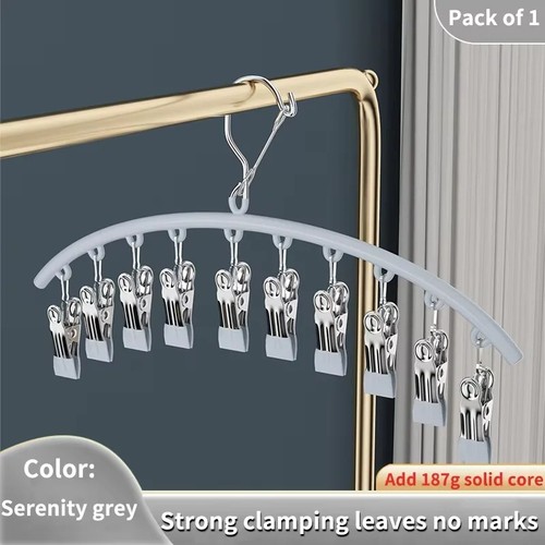 Stainless steel sock clips - stainless,