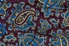 Van Buck silk / cotton purple