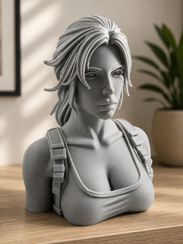 Lara croft tomb raider bust - lara,