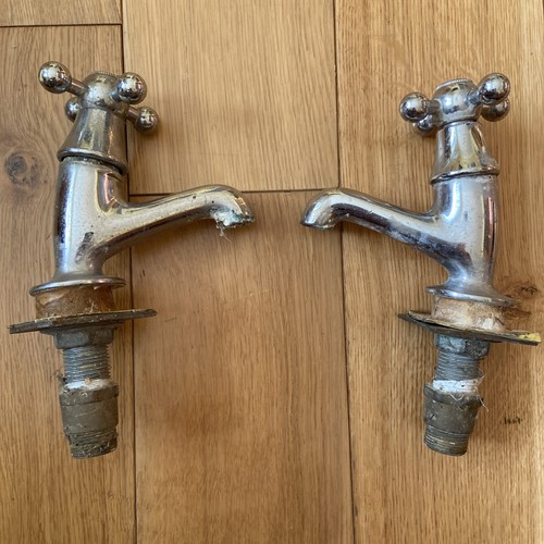 Vintage basin chromed - basin, brass