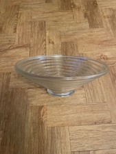 Ribbed clear Glass Shade Lampshade light Uplighter Replacement
