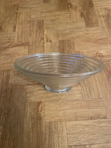 Ribbed clear glass shade - ribbed,
