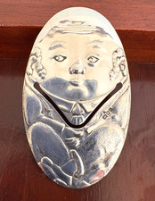 Vintage Hallmarked Silver Humpty Dumpty Bookmark with Original Box – Rare London
