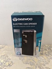 Daewoo Electric Tin Can Opener SDA2313 Multifunction Knife Sharpener Bottle Open