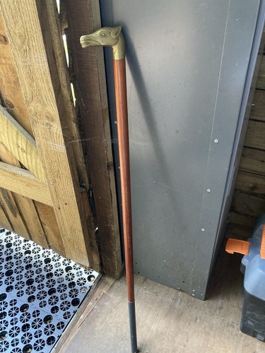 Walking stick vintage - vintage, brass