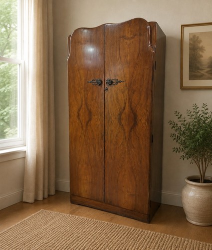Vintage art deco - style, walnut