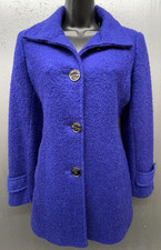 Vintage Boiled Wool Coat Women