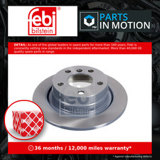 2x Brake Discs Pair Solid fits