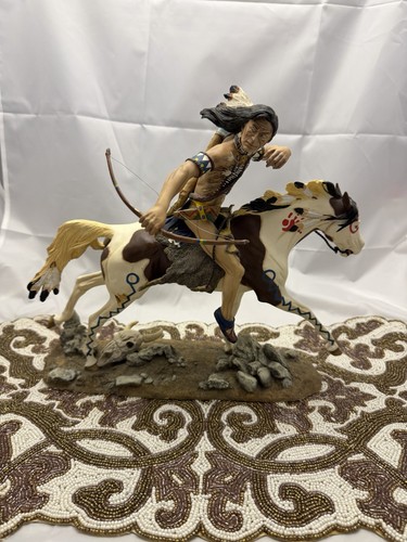 Mighty sioux warrior sculpture - mighty,