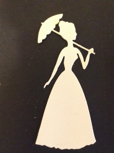 Cardmaking die cuts lady - , +