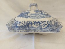 Spode Tureen Blue & White Good Condition