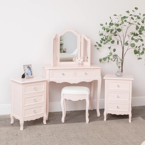 Pink dressing table - pink,
